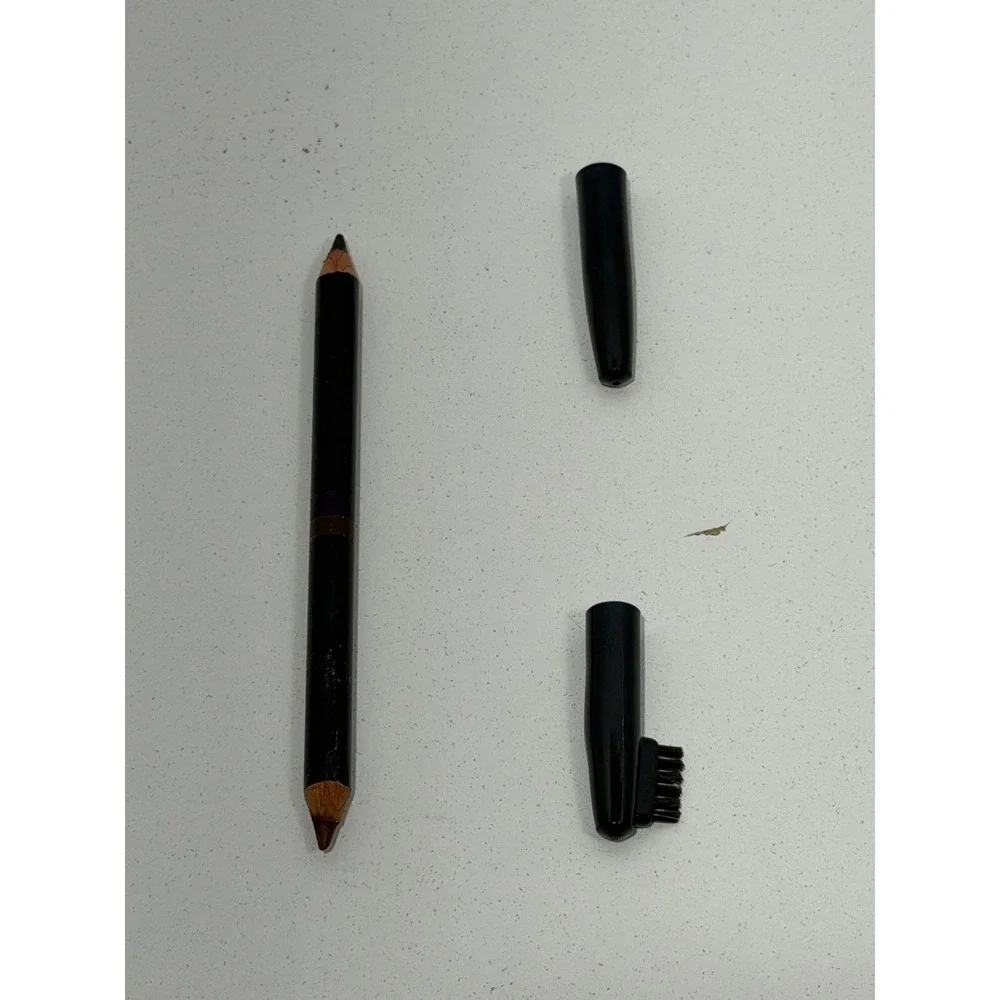 Estee Lauder Dual Ended Brow Definer Medium Brown & Burgundy Liner VTG Germany